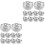 40Pcs Protective Earring Backs Copper Secure Stoppers for Daily Use 5