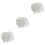 300Pcs Plastic Makeup Spatula White Cosmetic Tool for Facemask Use 5