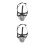 2Pcs Grey Soft Mesh Dog Muzzle Adjustable Breathable Anti-Bite Guard 9