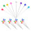 Colorful Tailor Pins Stainless Steel Head for Sewing Projects 3