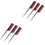 6Pcs Practical Hair Dye Comb Black Durable Salon Hairdressing Tool 3