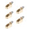 5Pcs Durable Brass Mini Wood Plane Tool Gold for Violin Luthier Use 9