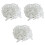 300Pcs Plastic Makeup Spatula White Cosmetic Tool for Facemask Use 3