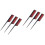 6Pcs Practical Hair Dye Comb Black Durable Salon Hairdressing Tool 4
