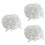 300Pcs Plastic Makeup Spatula White Cosmetic Tool for Facemask Use 6