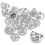 40Pcs Protective Earring Backs Copper Secure Stoppers for Daily Use 3