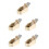 5Pcs Durable Brass Mini Wood Plane Tool Gold for Violin Luthier Use 6