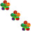 3Sets Silicone Stringy Ball Toy Colorful Soft Bouncing Sensory Fidgets 9