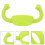 4Pcs Comfortable Silicone Baby Bottle Handles Light Green for Infants 11