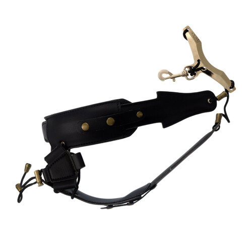 2Pcs Black Saxophone Strap Flexible Shoulder Belt 2