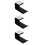 3Pcs Acrylic Headphone Hanger for Desk and Wall Use 9