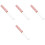 4Pcs Durable Pink Acrylic Mallets for Singing Bowl Meditation Practice 5