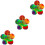 3Sets Silicone Stringy Ball Toy Colorful Soft Bouncing Sensory Fidgets 5
