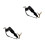 2Pcs Black Saxophone Strap Flexible Shoulder Belt 4