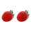 2Sets DIY Red Wool Felt Fruit Pendant Handmade Felting Material 7