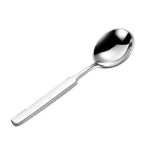 2Pcs Premium Stainless Steel Soup and Food Spoons for Home Kitchen