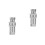 2Pcs Silver Hydraulic Quick Connect Couplers with Dust Caps for Pipe 6