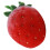 2Sets DIY Red Wool Felt Fruit Pendant Handmade Felting Material 3