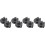 8Pcs Sturdy Mic Arm Desk Mount Clips Plastic Metal Rotatable Black 4