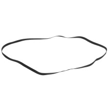 4Pcs Black Rubber Cassette Recorder Belts Smooth Transmission