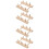 4Pcs Desktop Wooden Thread Stand Khaki Thread Storage for Spools 7
