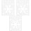 18Pcs Safe Plastic White Reusable Drawing Stencils Templates for Art 5