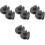 8Pcs Sturdy Mic Arm Desk Mount Clips Plastic Metal Rotatable Black 3