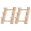 4Pcs Desktop Wooden Thread Stand Khaki Thread Storage for Spools 3