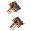 48Pcs Water-Soluble Colored Pencils Pre-Sharpened Assorted 9