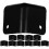 48Pcs Black Wooden Box Corner Protectors Decorative Protective Guards 1