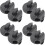 8Pcs Sturdy Mic Arm Desk Mount Clips Plastic Metal Rotatable Black 5