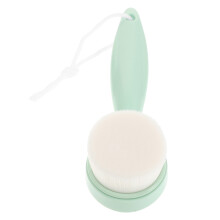 3Pcs Green ABS Face Exfoliating Brush Soft Bristle for Daily Cleaning