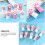 24Pcs Fun Cat Paw Shape Erasers Assorted Color Creative Pencil Erasers 8