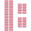 40Pcs Pink Iron Tin Candy Cases Portable Push-Pull Sliding Lid Boxes 11