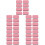 40Pcs Pink Iron Tin Candy Cases Portable Push-Pull Sliding Lid Boxes 6