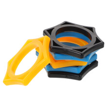 24Pcs Soft Touch Rubber Microphone Anti-Roll Rings for Secure Hold