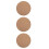 3Pcs DIY Khaki Pottery Bats Durable Ceramic Drying Slabs for Sculptors 5
