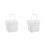 2Pcs White PP Paint Buckets with Lid Home Use Paint Mixing Containers 7
