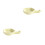 2Pcs Creative Yellow Ceramic Chopstick Holder and Snack Sauce Bowl 4