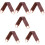 6Pcs Brown Back Scrubber Self-Tanning Applicator for Easy Back Massage 9