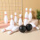 5Sets Mini Plastic Bowling Set for Kids White Indoor Active Play 4