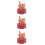 3Pcs Wooden Cat Pencil Sharpener Cute Manual Handheld Sharpener Orange 5