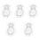 5Pcs Reusable Transparent Melon and Fruit Growing Mold Plastic Kitchen 4