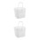 2Pcs White PP Paint Buckets with Lid Home Use Paint Mixing Containers 6