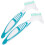8Pcs Double-Sided Turtle Shell Cleaning Brush Multi-Color Plastic Tool 11