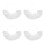 4Pcs White Layered Mesh Ruffled Clown Collar Vintage Decorative Shawl 7