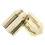 10Pcs Gold Eyebrow Pencil Trimming Tool Versatile Flat Tip Sharpener 2