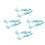 8Pcs Double-Sided Turtle Shell Cleaning Brush Multi-Color Plastic Tool 2