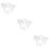3Pcs Spider Web Shaped Silver Cutting Dies for DIY Card Crafting 11