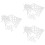 3Pcs Spider Web Shaped Silver Cutting Dies for DIY Card Crafting 8